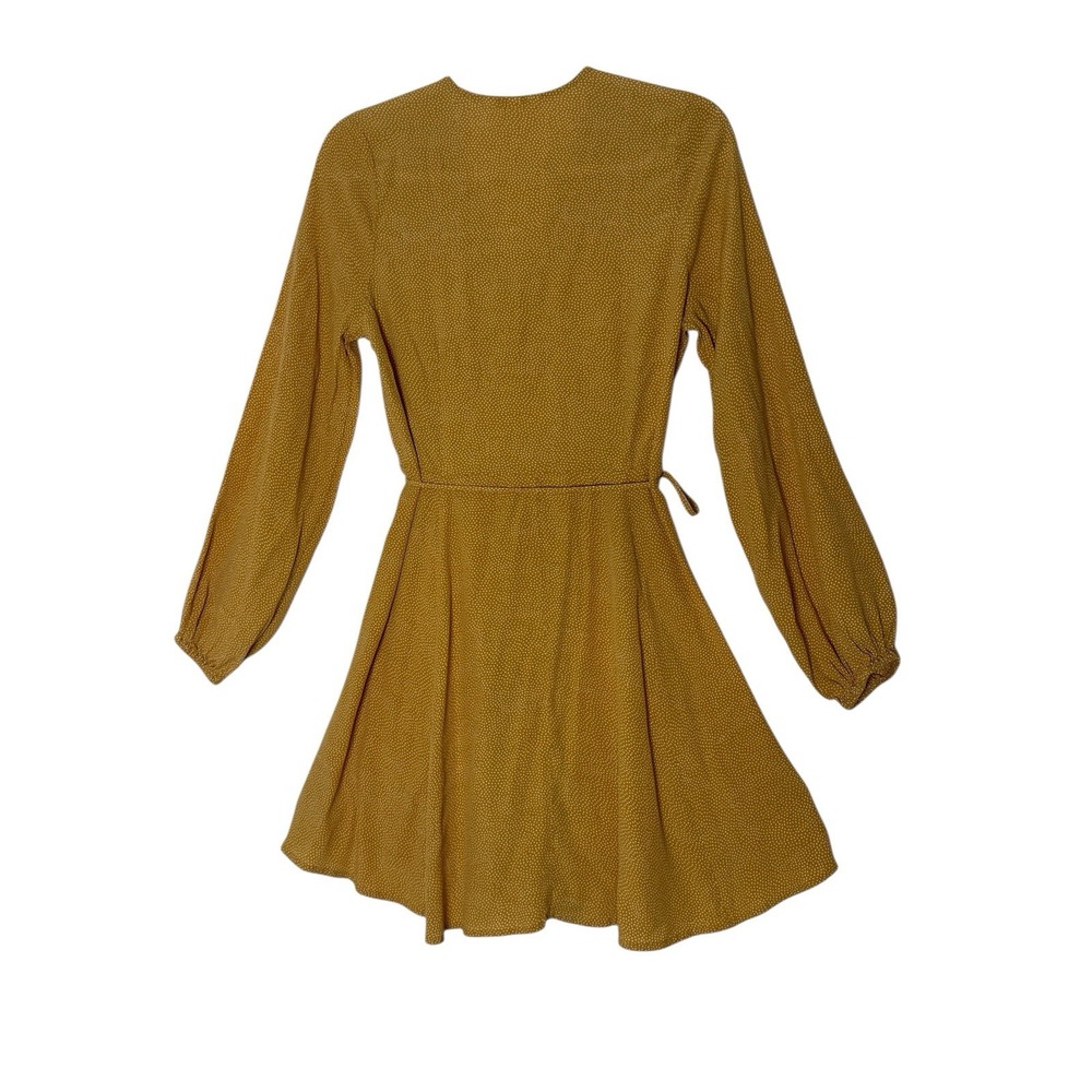 Rollas Dress‎ Women's Large Long Sleeve Fit & Flare Sundress  Mini Wrap Resort - Picture 2 of 9